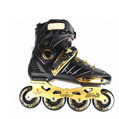 ZCRFY Rollers en Ligne Patins Collège étudiants Soxe Patins Adulte Hommes Et Femmes Patins à Roues Alignées Hei Jinping Fantaisie,Black-42