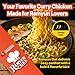 Nongshim Ramyun Chef, Instant Ramyun Noodles with Soup Mix, Curry Chicken, 4.02 Oz (Pack of 4)