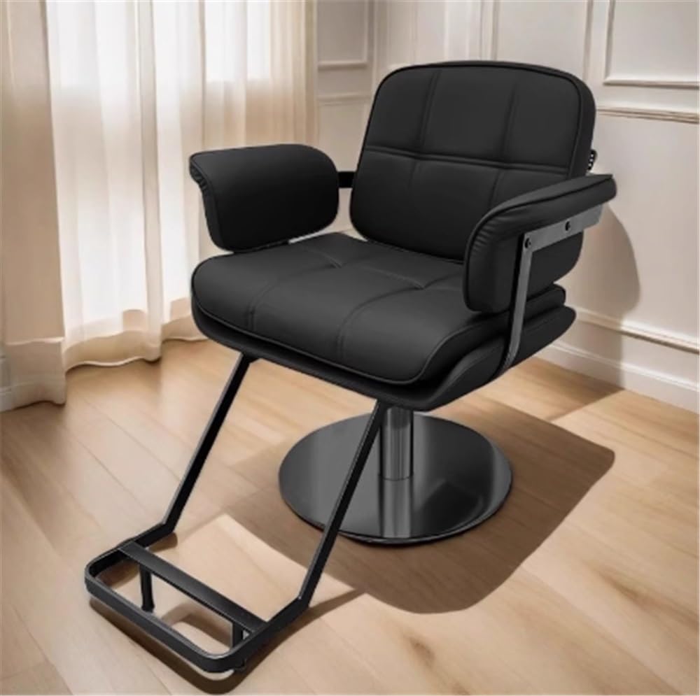 friseurstuhl Friseurstühle, Friseurstühle speziell for Friseursalons, verstellbare Friseurstühle, Friseurstühle, Friseurstühle salonstuhl(Grigio)