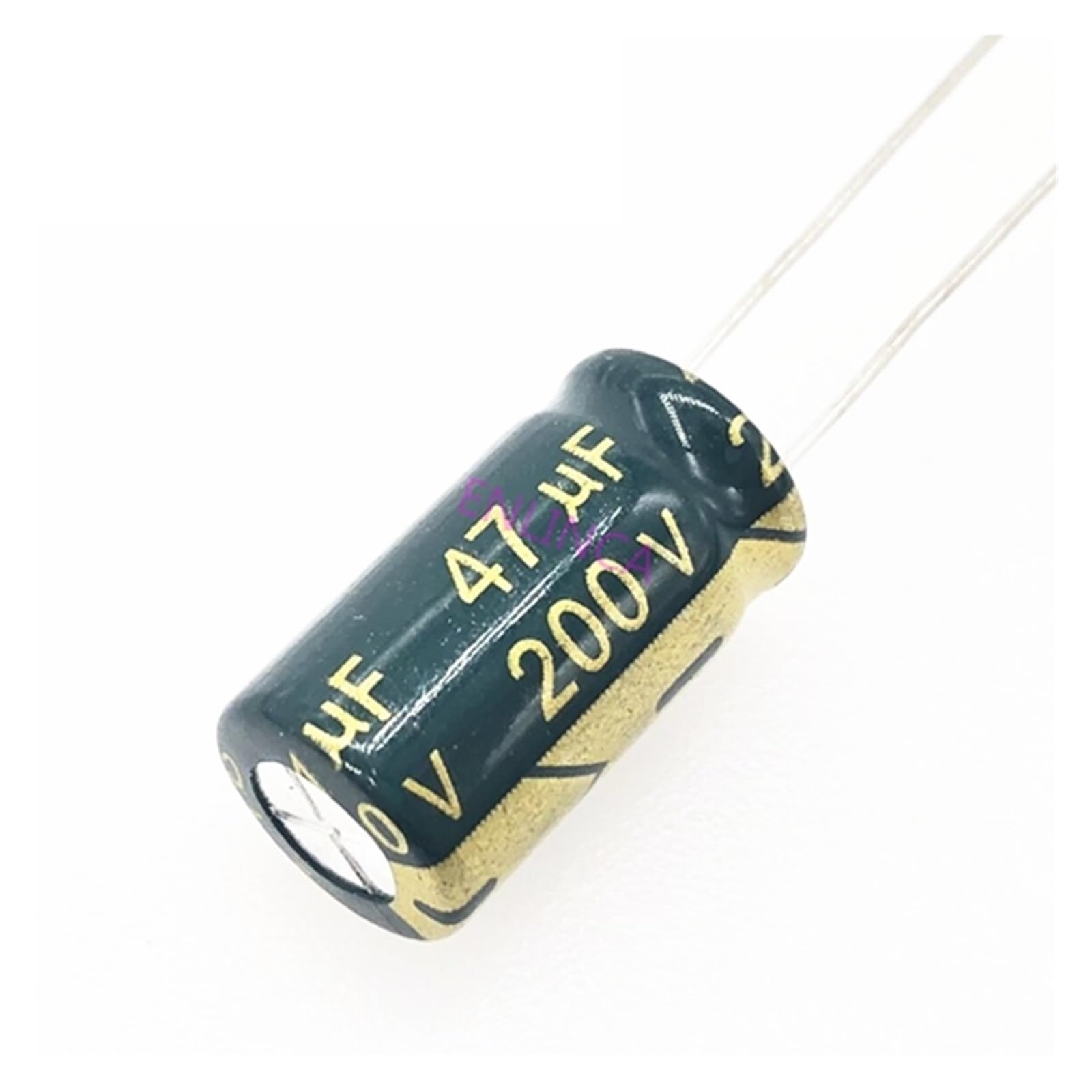 Condensateur électrolytique 47uF 200V radial aluminium 10x20mm lot de 5 pièces