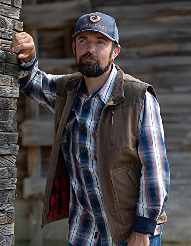 Legendary Whitetails Men's Standard Tough As Buck Vest, Brown, Large #TOP4