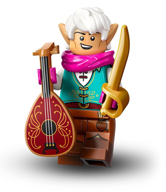 Lego Dungeons & Dragons Minifiguren Serie: Elf Bard (Elfen Bard:in) – DND...