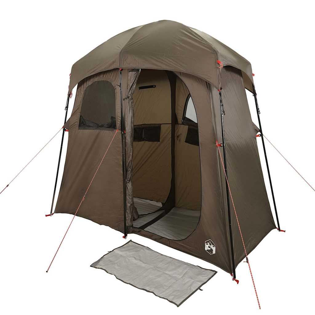 vidaXL Douchetent 2-persoons waterdicht blauw tent k