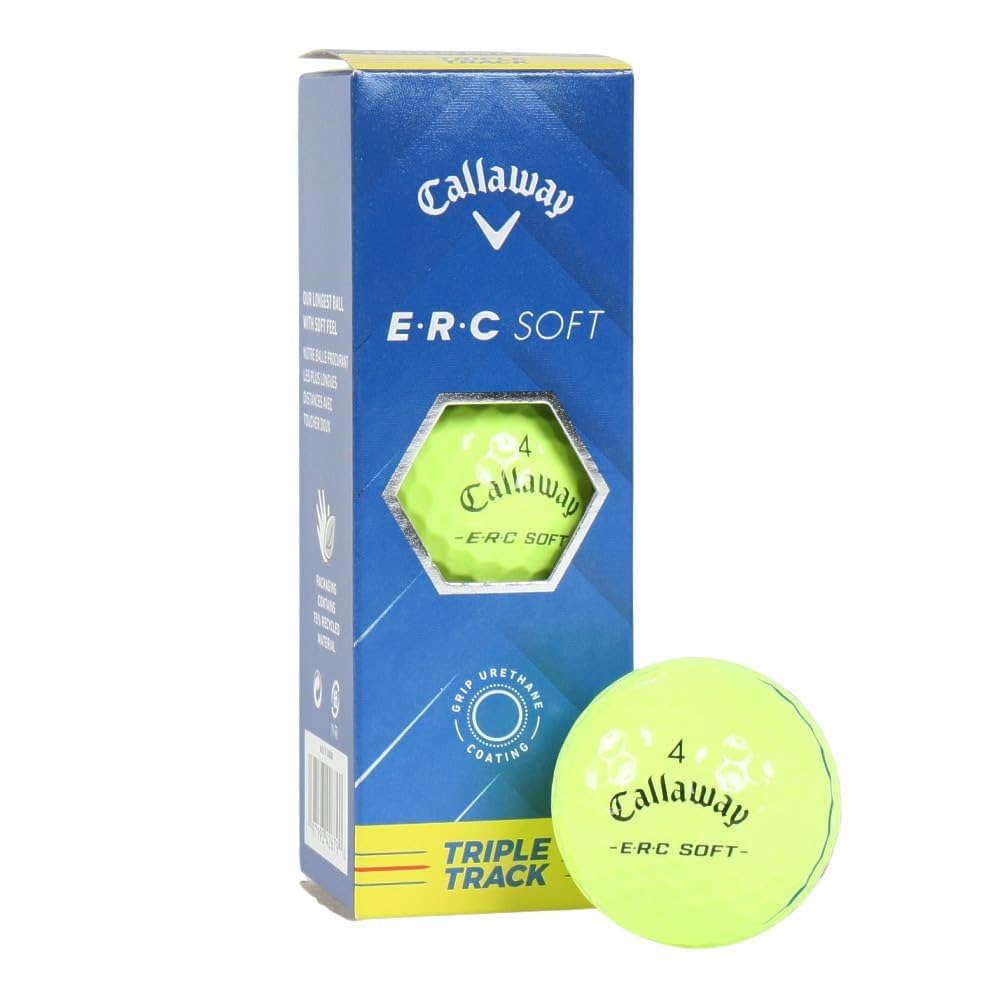 Amazon | キャロウェイ(CALLAWAY) ゴルフボール ERCSOFT YLW 25