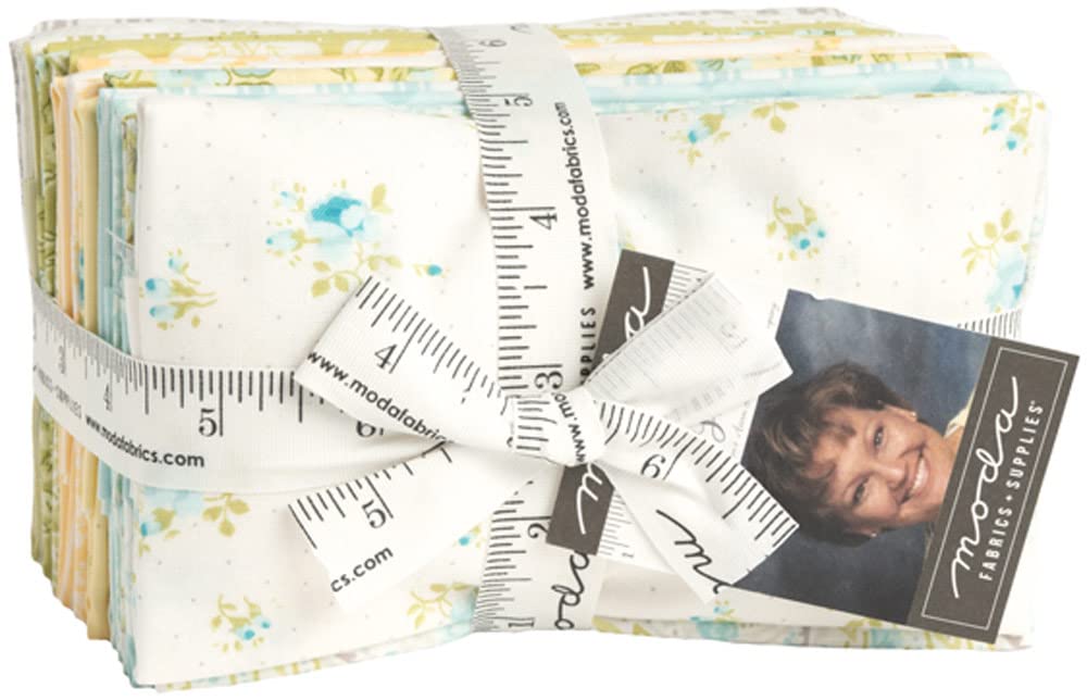 Moda FabricsThe Shores Fat Eighth Bundle Sewing Fabric by Brenda Riddle Designs 18740F8