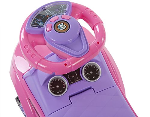 Sunbaby Rutschauto Rutscher Kinderauto Fahrzeug Spund-Funktion (Rosa) – Bild 6