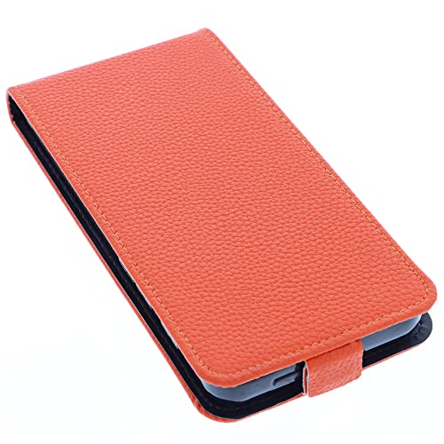 foto-kontor Cover compatible with CAT S75 flip-style mobile phone case orange, Flip Orange - Image 2