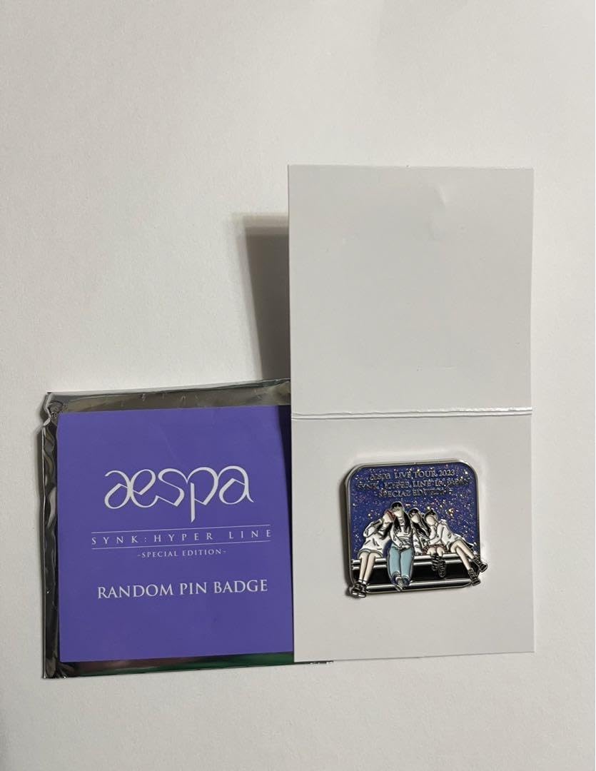 aespa SYNK HYPER LINE ランダム ピンバッジ シークレット