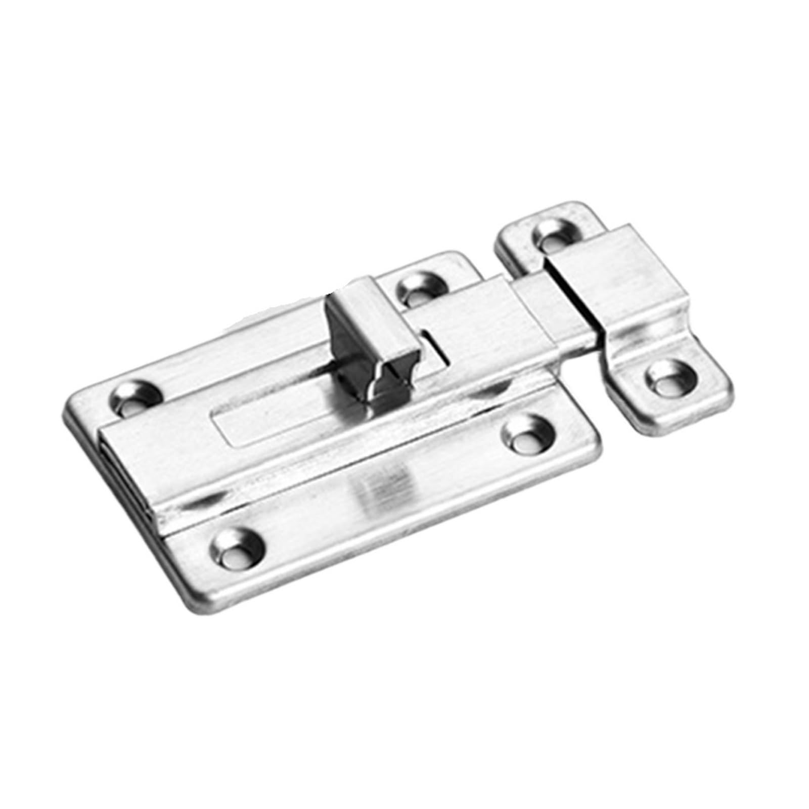Gate Bolt 1pc Stainless Steel Double-Ended Door Bolts Sliding Lock Barrel Bolt Latch Safety Hardware(9.5cm)