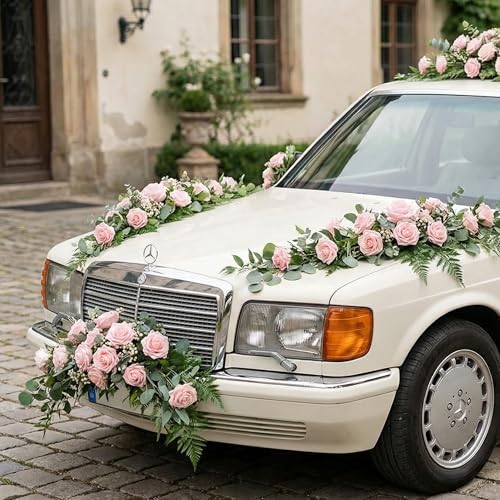 Image of 100Pcs Realistic Light Pink Artificial Rose Flower Heads, Foam Fake Roses for DIY Wedding Decorations Baby Shower Centerpieces Home Party Valentine's Day Mother's Day Decor