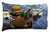 Nickelodeon Teenage Mutant Ninja Turtles Gnarly Royal Green/Gray Cotton/Polyester Standard 20" x 30" Pillowcase with Leonardo & Raphael