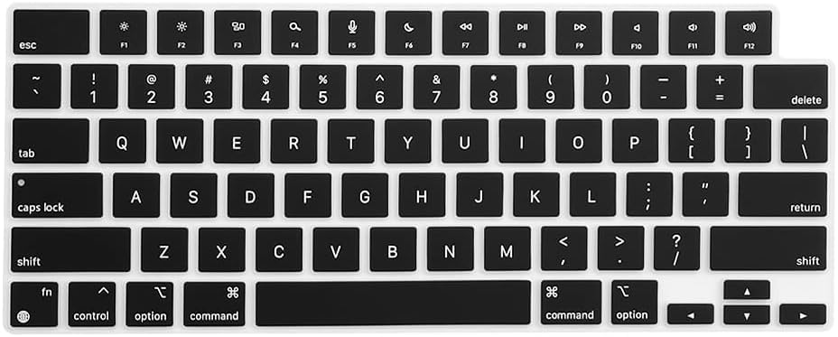 OJOS Keyboard Protector Compatible with MacBook Air 15 M2 A2941/Air 13.6 M2 A2681 for MacBook Pro 14/16 2023-2021 M3 M2 M1 A2918 A2992 A2779 A2442 A2991 A2780 A2485 Cover Skin, Black (B09MKXQHHG) Amazon Price History, Amazon Price Tracker