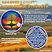 deDecoml Inspirational Recovery Coin with Tree Design Corful Light Reflecting Tree A Symbol of Strength, Serenity, and Personal Growth for Your Journey (4 Years)