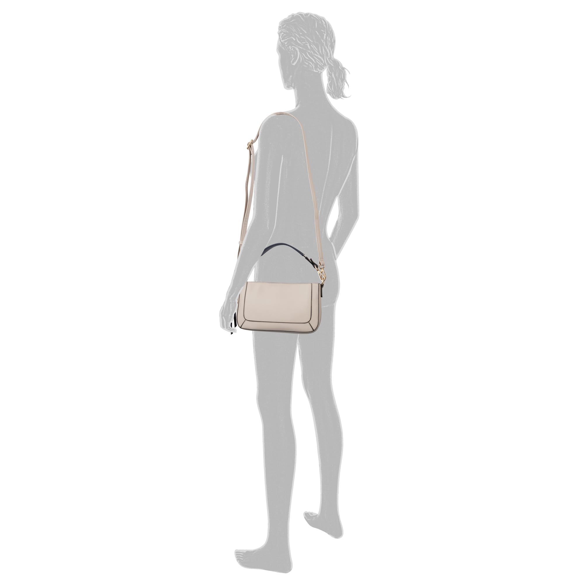 camel active Francisco, Bolso Bandolera para Mujer, 26,5x6x14,5