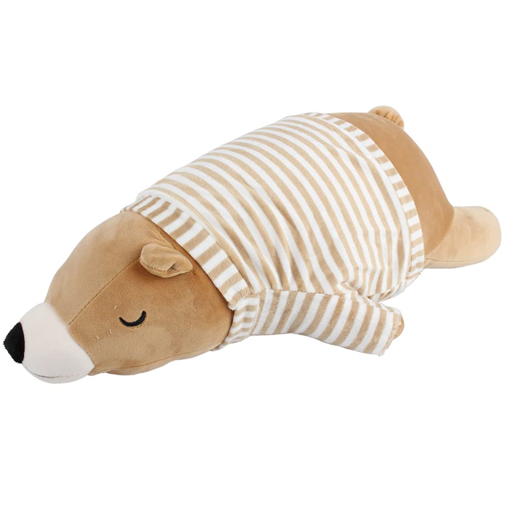 Boosns Polar bear Plush toys Stuffed animal Bear in clothes (Brown 50cm)