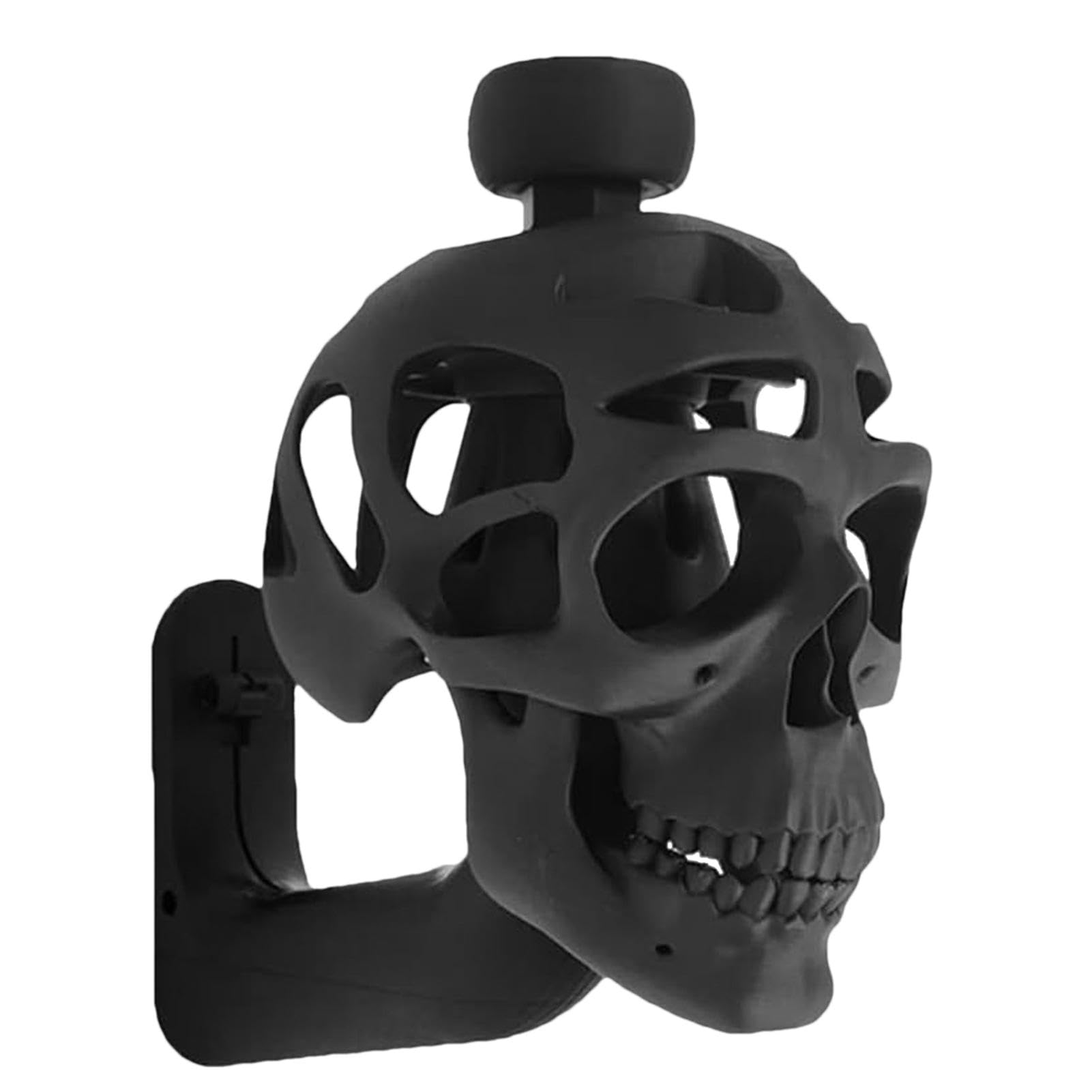 Totenkopf Helmhalter Motorrad - Wandhalterung Für Barthelm & Motorradhelm Deko