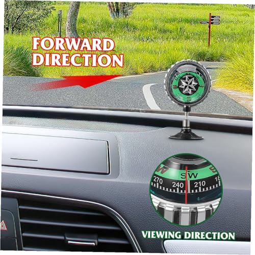 Brújula de bola para tablero de auto Holibanna verde miniatura 5