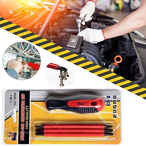 SDFSX High Quallty Electrician-specific screwdriver，Insulated Screwdriver Set ，Manual Screwdriver Set,Insulated Interchangeable screwdriver,1000V Insulated Screwdriver Set CR-V Magnetic (3 Tools)…