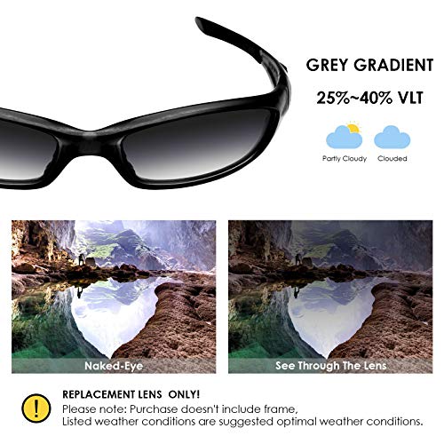 Image of BLAZERBUCK Anti-salt Polarized Replacement Lenses for Oakley Straight Jacket 2007 Sunglass