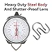 Tada Game Scale 450lb Mechanical Hanging Scale with 8 Inch Dial, Heavy-Duty Design for Kitchen, Fishing, Outdoor Use, and Farms