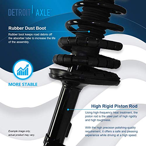 Image of Detroit Axle - Front 6pc Struts Sway Bars for Toyota Camry Avalon Solara Lexus ES300, Sway Bar Links Front and Rear Struts w /Coil Spring Replacement Suspension Kit