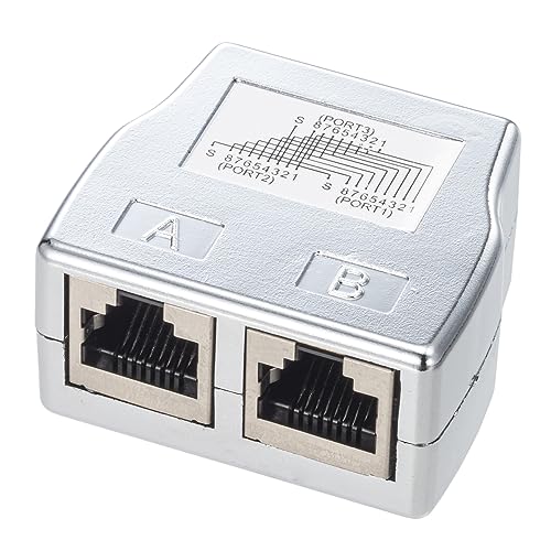 Amazon.co.jp: サンワダイレクト LANケーブル 2分岐 延長