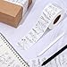 JarThenaAMCS Water Activated Flower Packing Tape Self Adhesive Floral Printed Tape for Small Business Gift Wrap Sealing Mail Boxes Cartons DIY Craft