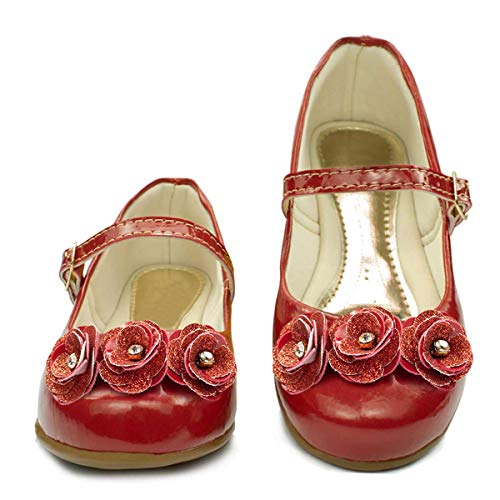 Sapatilha Infantil Feminina Boneca Moda Barato 204 (34, Vermelho)