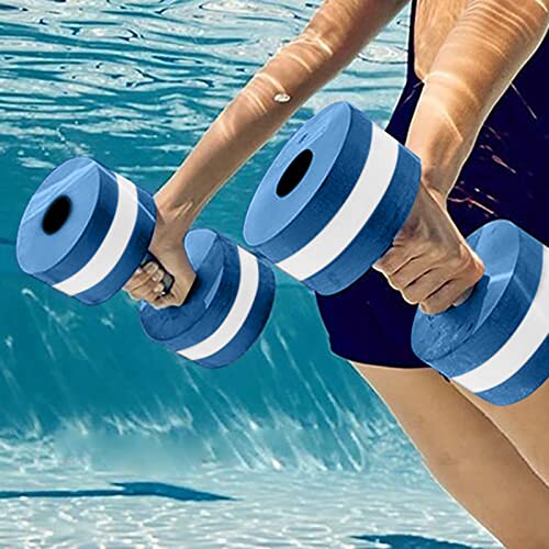 Pesas para Agua para Ejercicio en Piscina 2 Piezas miniatura 3