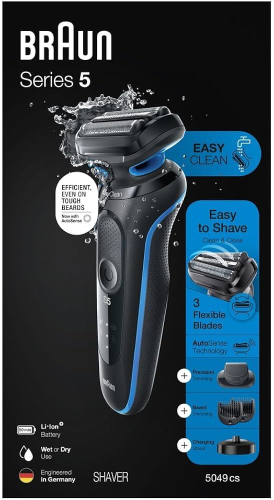 Braun シリーズ5 メンズ剃刀 充電式 Amazon | ブラウン シリーズ5 電動シェーバー 充電スタンド付き 髭剃り