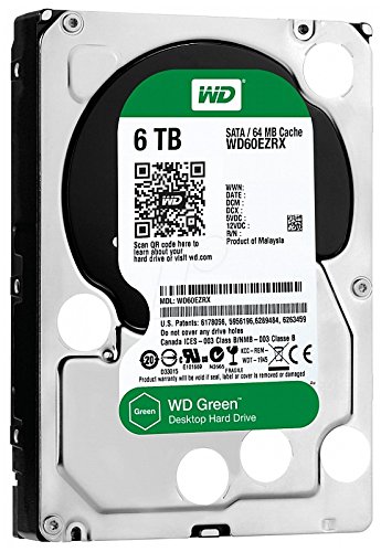 外付けハードディスク・ドライブ Western Digital 6TB WD60EZRX WD Green Amazon | WDCグリーン6tb 3.5インチSATA 6.0 GB / s IntelliPower 64