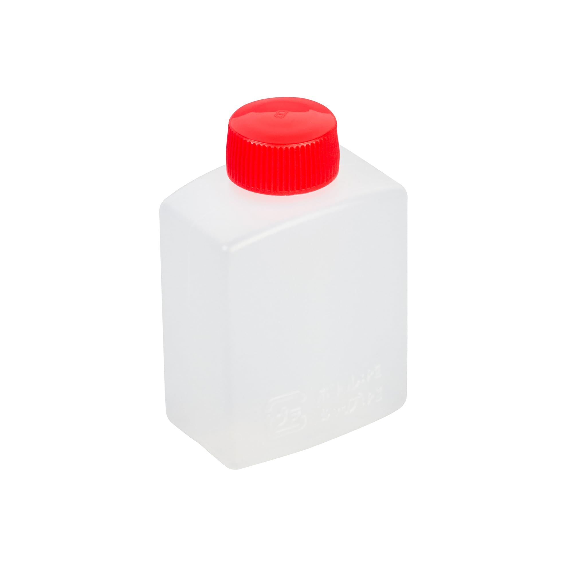 Restaurantware -Bento Tek - Mini botellas de salsa de soja de 2 onzas, 100 mini botellas desechables para condimentos con tapas rojas, paquete de condimentos, vinagre o salsa, botellas de plástico