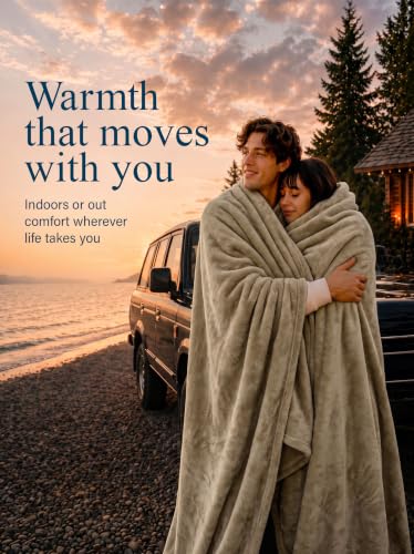 Image of Utopia Bedding Ultra Soft Fleece Bed Blanket King Size Camel (90x102 Inch)