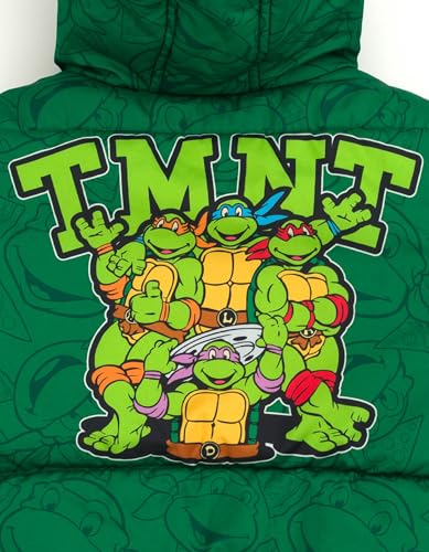 Teenage Mutant Ninja Turtles Zip Up Puffer Jacket Toddler to Big Kid Sizes (3T - 10-12)4