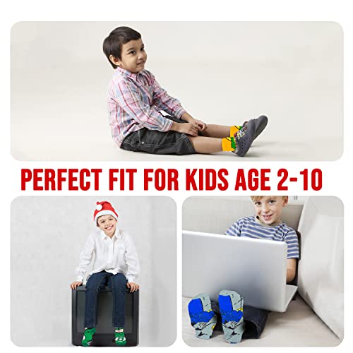 DC Comics Boys Socks - 10-Pack Toddler Socks with Batman, Superman, Wonder Woman & Flash4