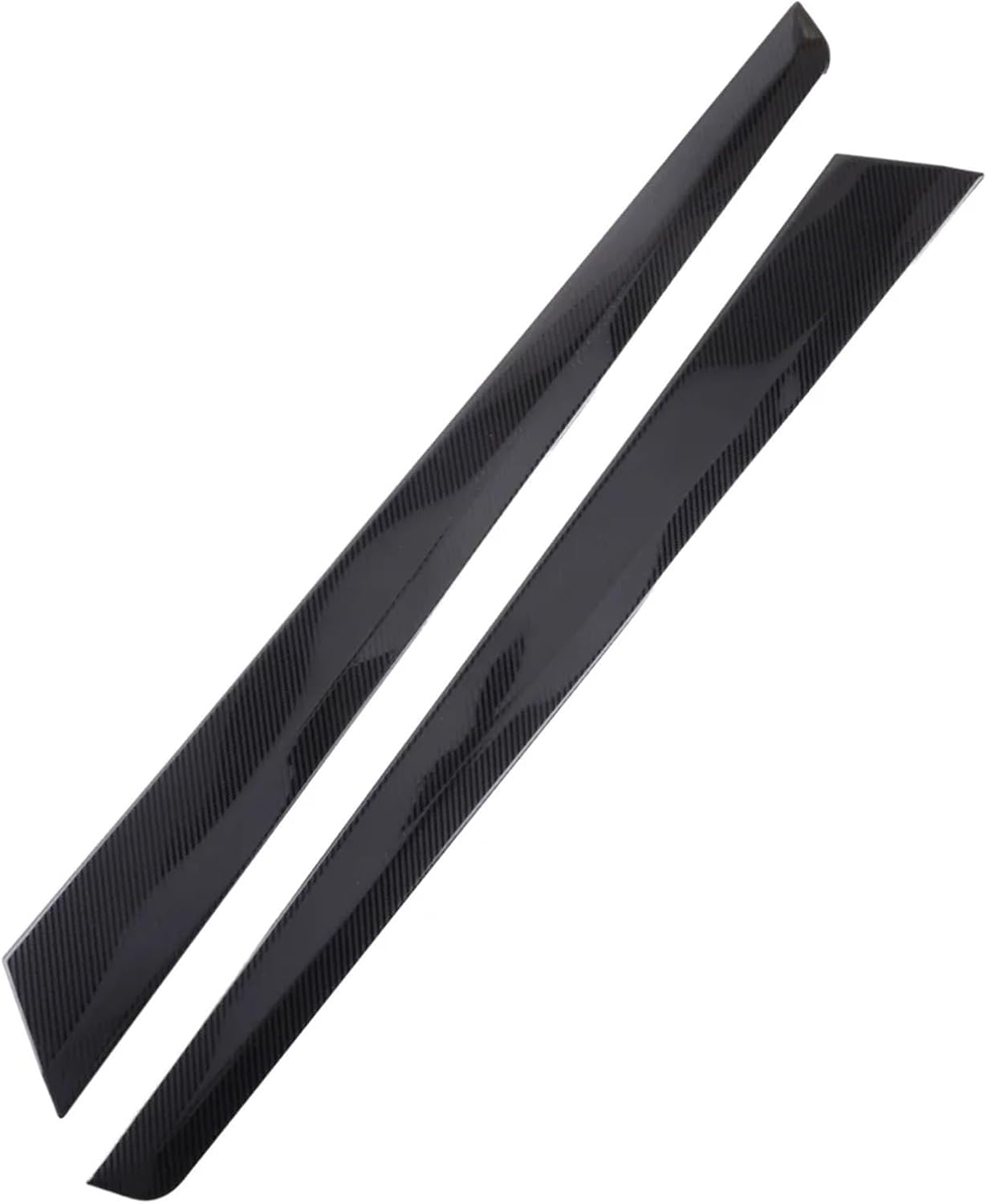 1 Pair Door Panel Trim Strip Compatible with Mercedes Benz E Class Coupe W207 C207 2010 2011 2012 2013 Carbon Fiber Style