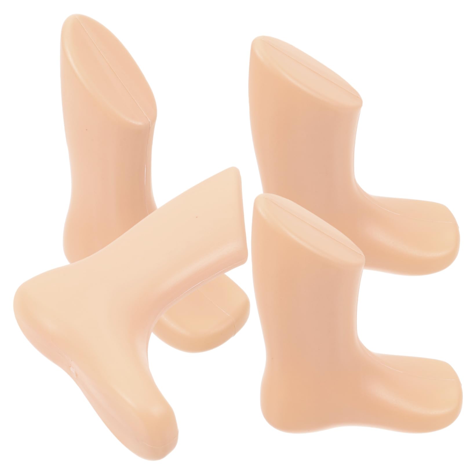 NUOBESTY Foot Mannequin Model Set 11cm Sock Shoe Display Durable Plastic for Shop Display