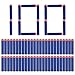 100pcs sfere di schiuma di ricambio per freccette Yosoo per Nerf N-Strike Serie Elite Pistole giocattolo blasters (blu)