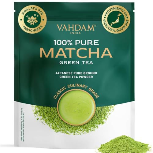 VAHDAM Matcha in Polvere 100 g | Te Matcha di Grado Culinario