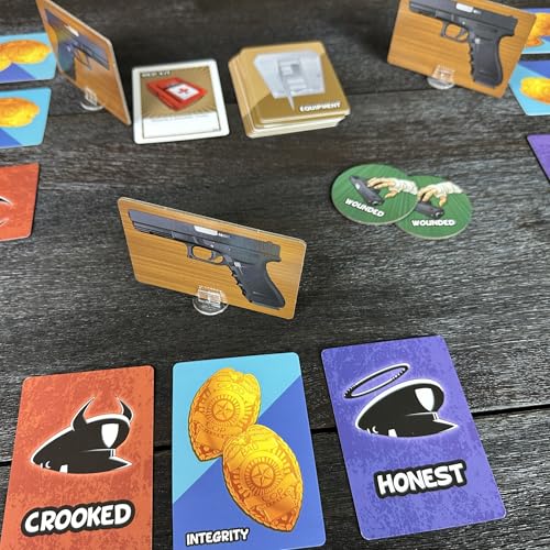 Pull the Pin Games Good Cop Bad Cop - Board Games & Card Games for Epic Fun - Hidden Identity Party Card Game - Fast-Paced Social Deduction - Easy to Learn - 4-8 Players - Award-Winning Family Game