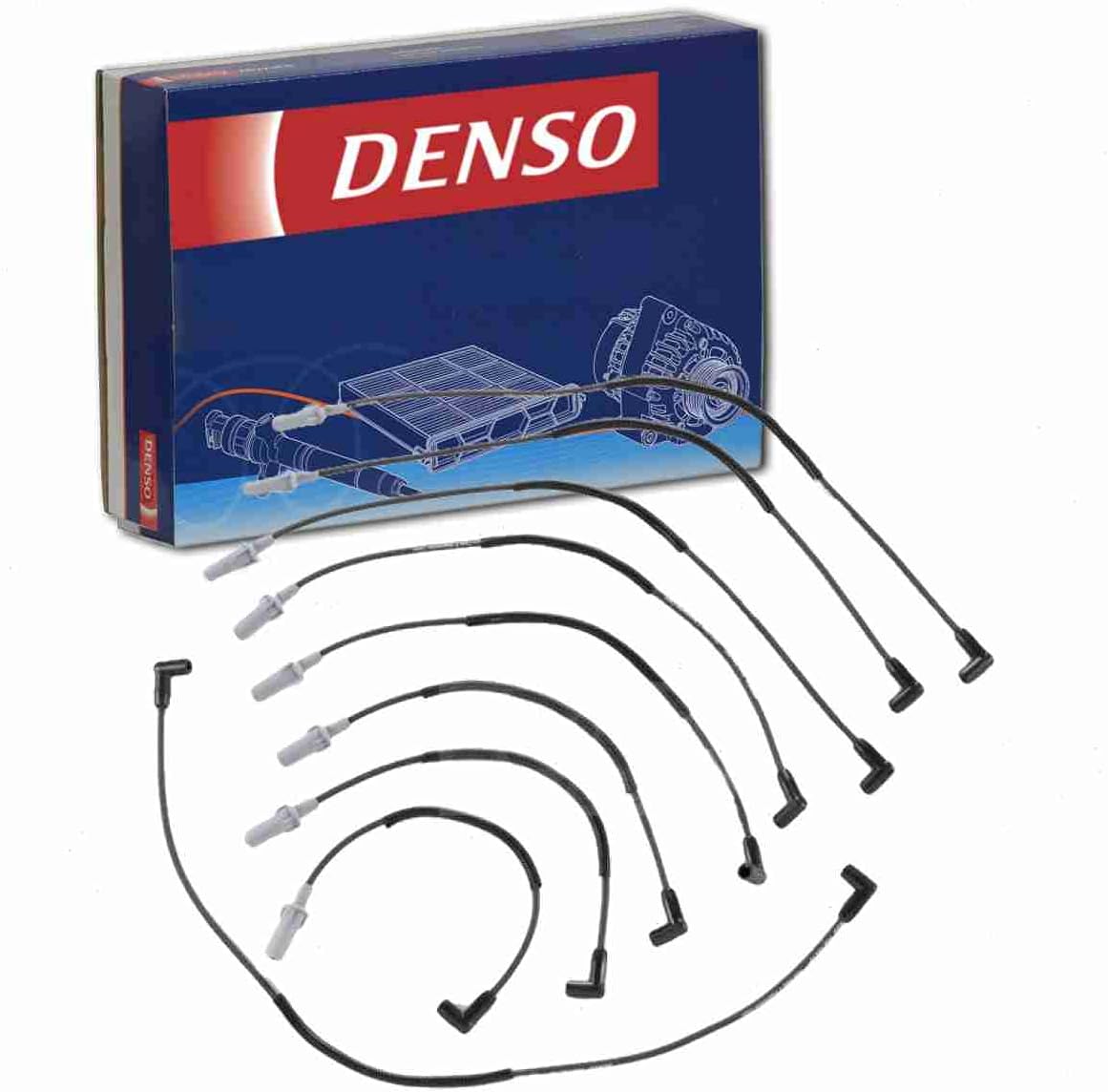 DENSO Spark Plug Wire Set compatible with Dodge Ram 1500 5.2L 5.9L V8 1994-1999