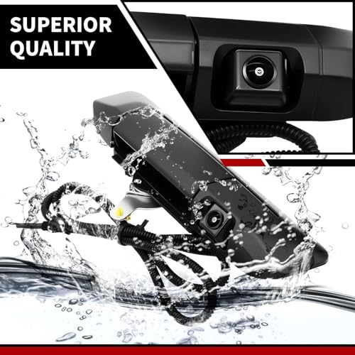 Image of Nakkaa Tailgate Handle Rear View Backup Camera Compatible with Tacoma 2005-2014 Tailgate Door Handle with Replacement Parking Cameras 6909004020