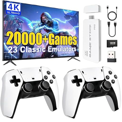 Consola de Juegos Retro, Game Stick 20,000+ Juegos Clásicos, Plug & Play HDMI, Consola Portáti 2 Mandos Inalámbricos, Regalo para Niños y Adultos (64G) | Ya disponible en tu tienda friki favorita! En mundofriki.es! Consola de Juegos Retro, Game Stick 20,000+ Juegos Clásicos, Plug & Play HDMI, Consola Portáti 2 Mandos Inalámbricos, Regalo para Niños y Adultos (64G) | Ya disponible en tu tienda friki favorita! En mundofriki.es!