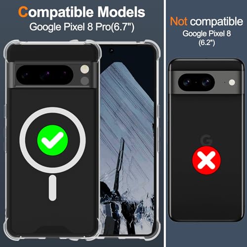 Coque transparente Pixel 8 Pro - Protection active pour vos photos en extérieur