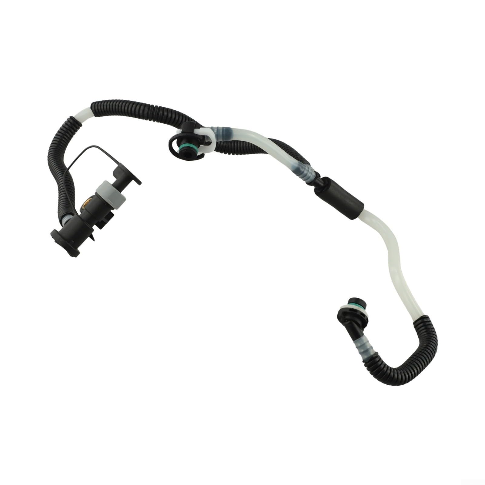 Tubo di ritorno del carburante diesel, tubo per tubo di ritorno del carburante, in plastica, per Mercedes per BENZ W163 ML W203 Classe C W210 Classe E C209 CLK OM612 per CDI Diesel 6110707332, nero