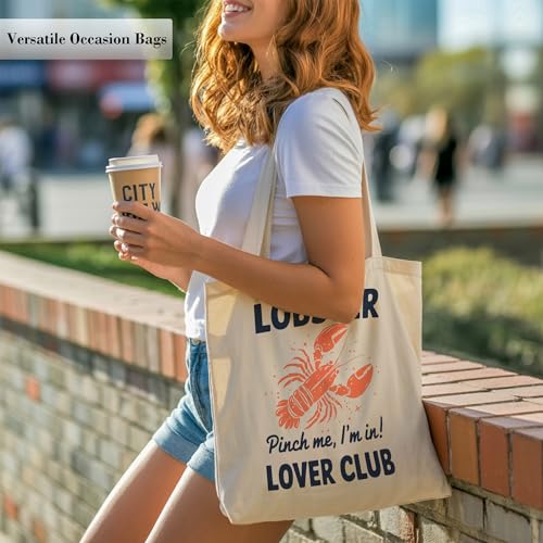 Bolso Tote de Lona con Bolsillo Interior miniatura 4