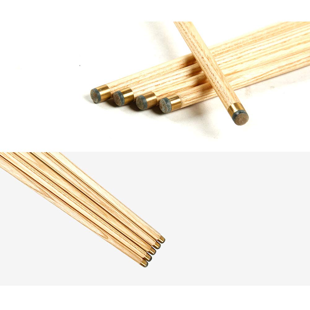 YRU 2pcs 57" Stecca Snooker, 145cm Frassino A Mano 18 Once Stecca da Biliardo 10mm Punta Piscina Biliardo Bastone