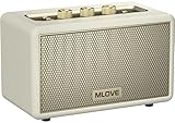 MLOVE A200 Portable Retro Bluetooth Speaker with Aux Input, USB Port,...