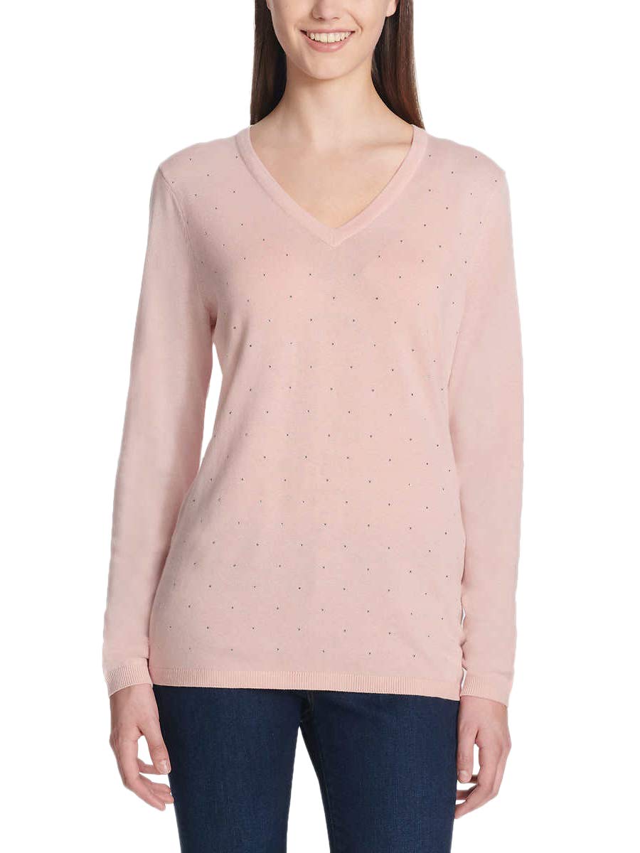 DKNYJeans Ladies' Rhinestone Embellished Sweater