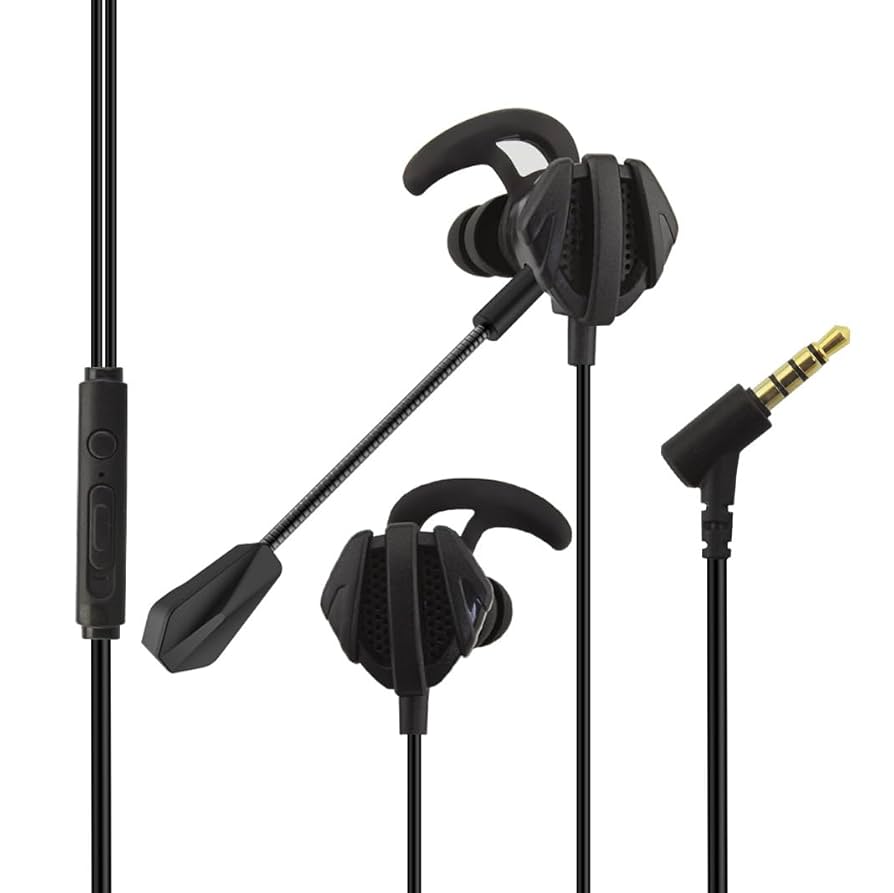 Amazon.co.jp: ゲーミングイヤホン 3.5mm有線 マイク付き 低音
